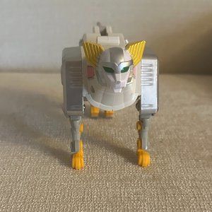 Vintage Power Rangers Lost Galaxy Megazoid Yellow Wolf Zord